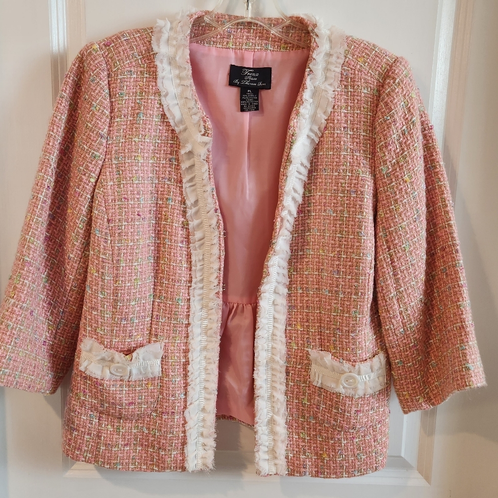 Frenz By Theresa Renn  Jacket Blazer Large Petite